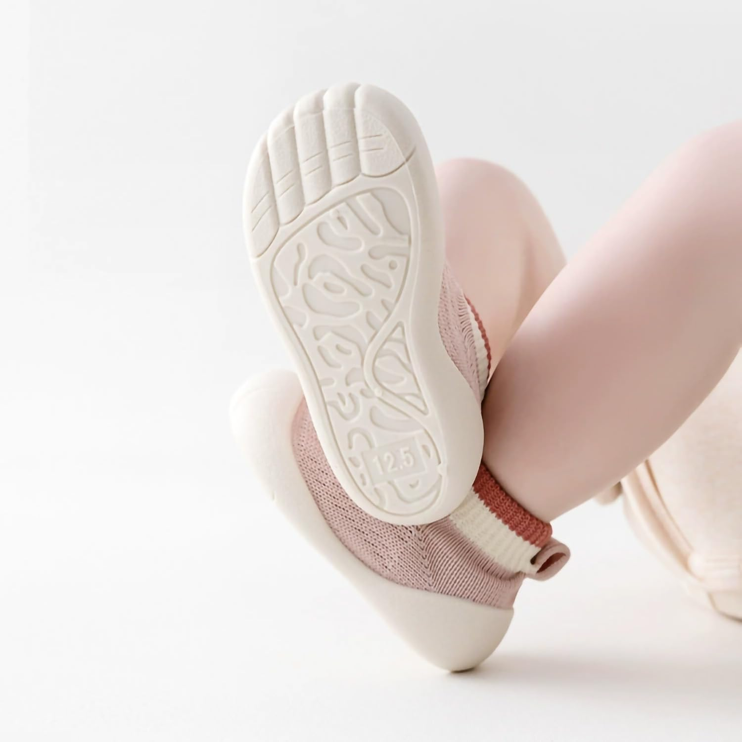 Baby Shoes First Walking & Walker Slip-On Soft Sole Non-Slip Sock Sneakers Infant Floor Slippers Toddler Shoes Lightweight Breathable for Boys Girls Early Walkers image number 6