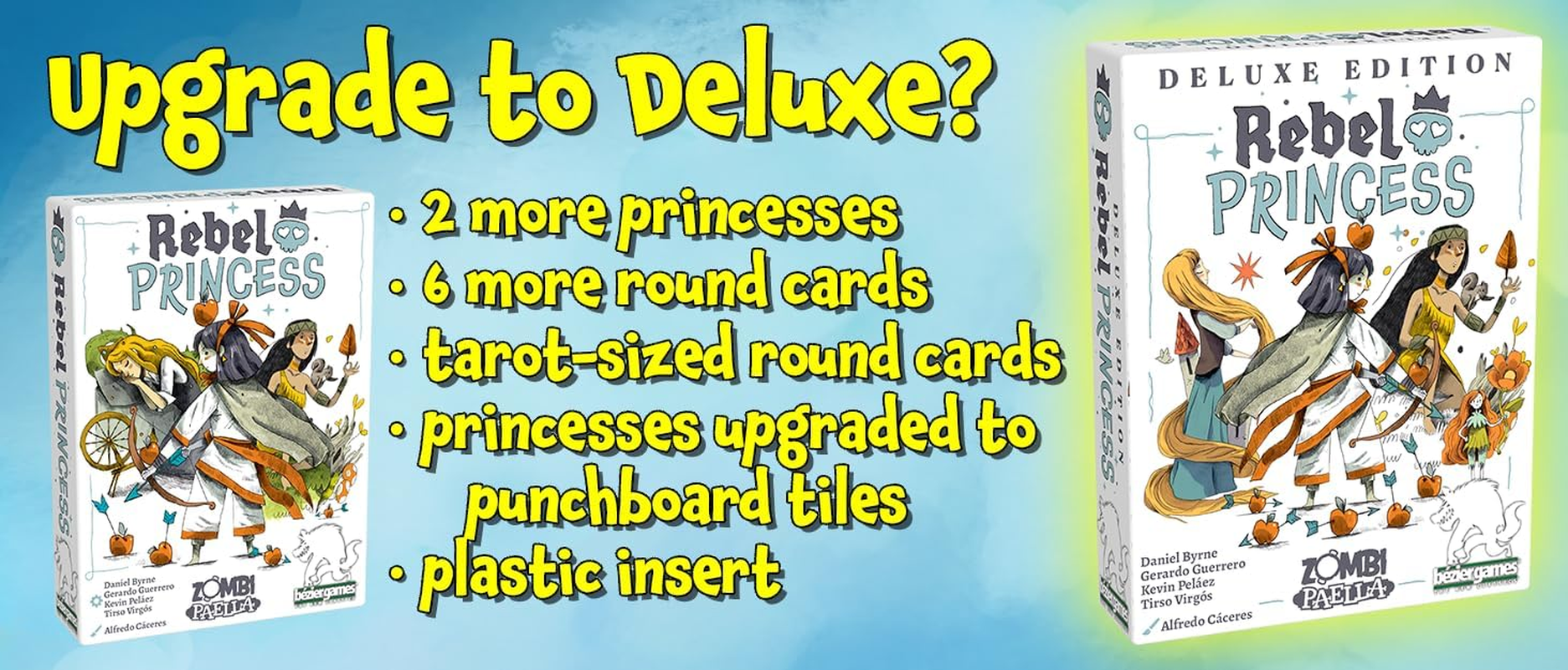 Bezier Games Rebel Princess Standard Edition Ultimate Blend of Theme and Strategy Card Game image number 5