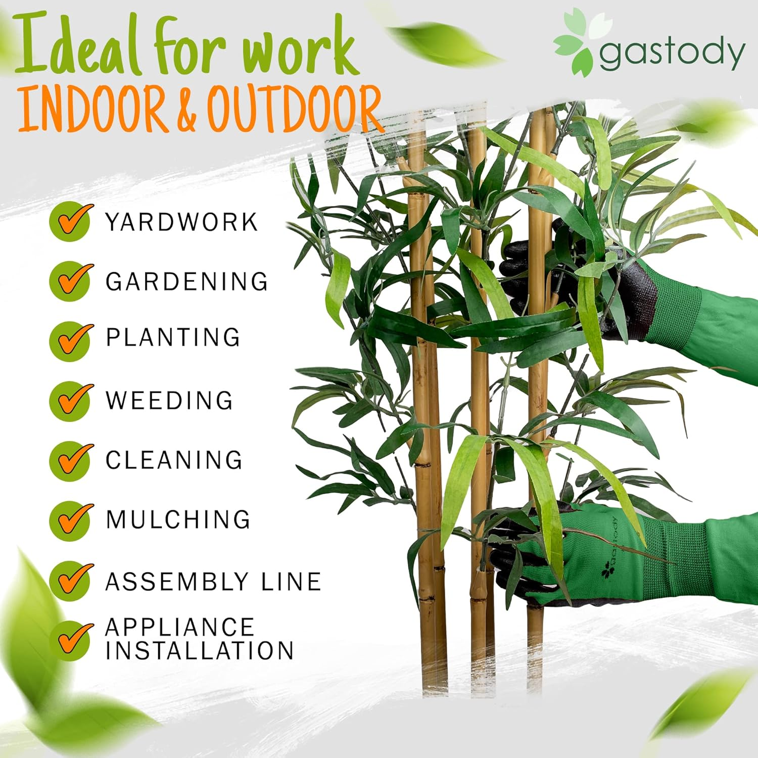 Long Sleeve Gardening Gloves for Women & Men - Long Cuff Garden Gloves, Multipurpose Heavy Duty Outdoor and Indoor image number 3