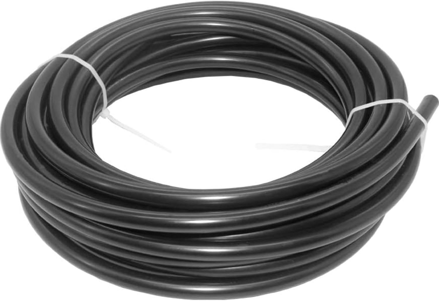 10M Pneumatic Tubing Pipe PU Polyurethane Tube Air Compressor Hose Line Fitting or Fluid Transfer, 4Mm OD X 2.5Mm ID without Fittings (Black 32.8Ft) image number 3