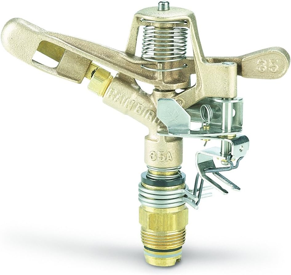 Rain Bird 25PJDAC Brass Impact Sprinkler, Adjustable 20&deg; - 360&deg; Pattern, 20' - 41' Spray Distance image number 3