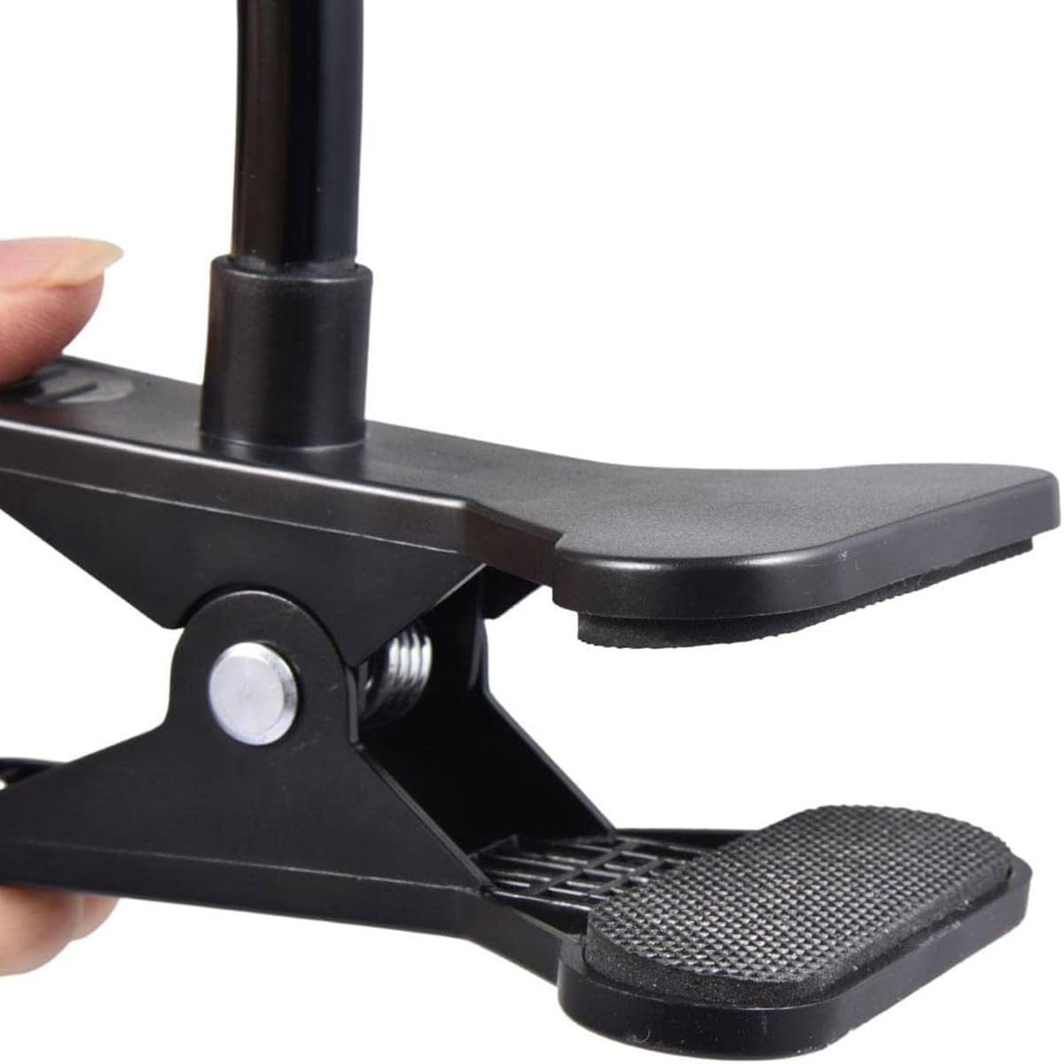 AIMALL Car Food Tray Rack with Adjustable Clamp - 8.66" Round, 17.7" High, Convenient Car Food and Drink Holder for Co-Pilot Dining image number 3