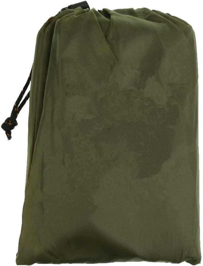 FITYLE 2.1 X 1.5M Waterproof Ground Sheet Camping Tent Footprint with Anchor Holes - Army Green image number 3