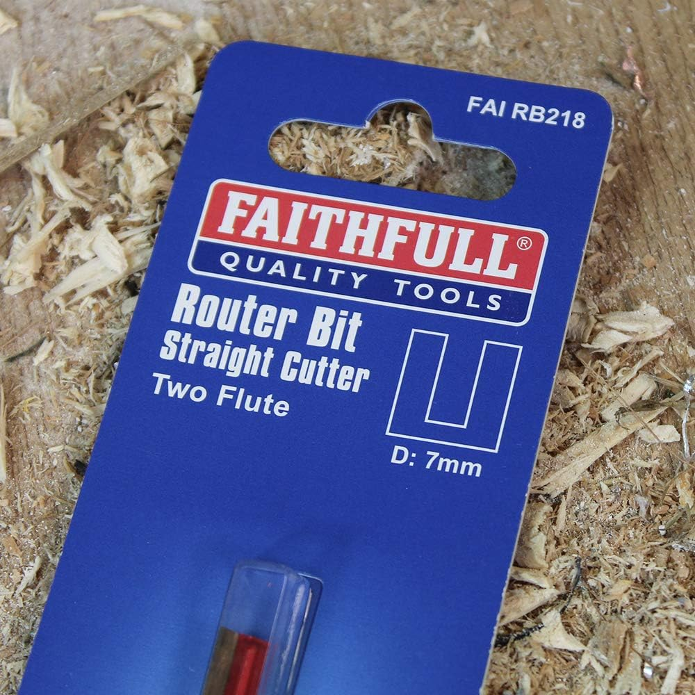 Faithfull - Router Bit TC, Two Grooves - 7.0 Mm image number 6