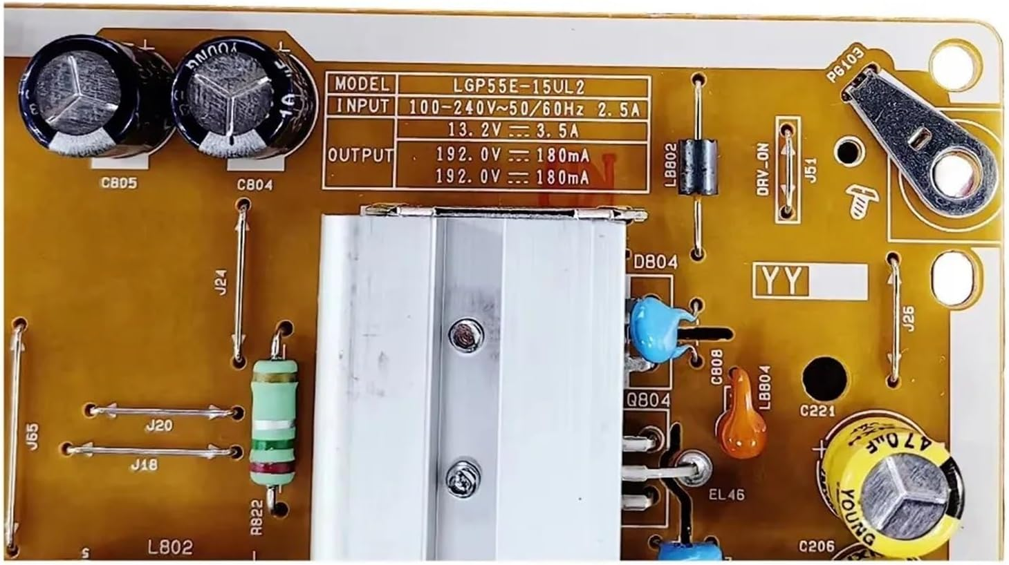 EAX66490601(1.5) EAY64009301 LGP55E-15UL2 EAX66490601 Power Supply TV Power Card Equipment Power Board for TV image number 2