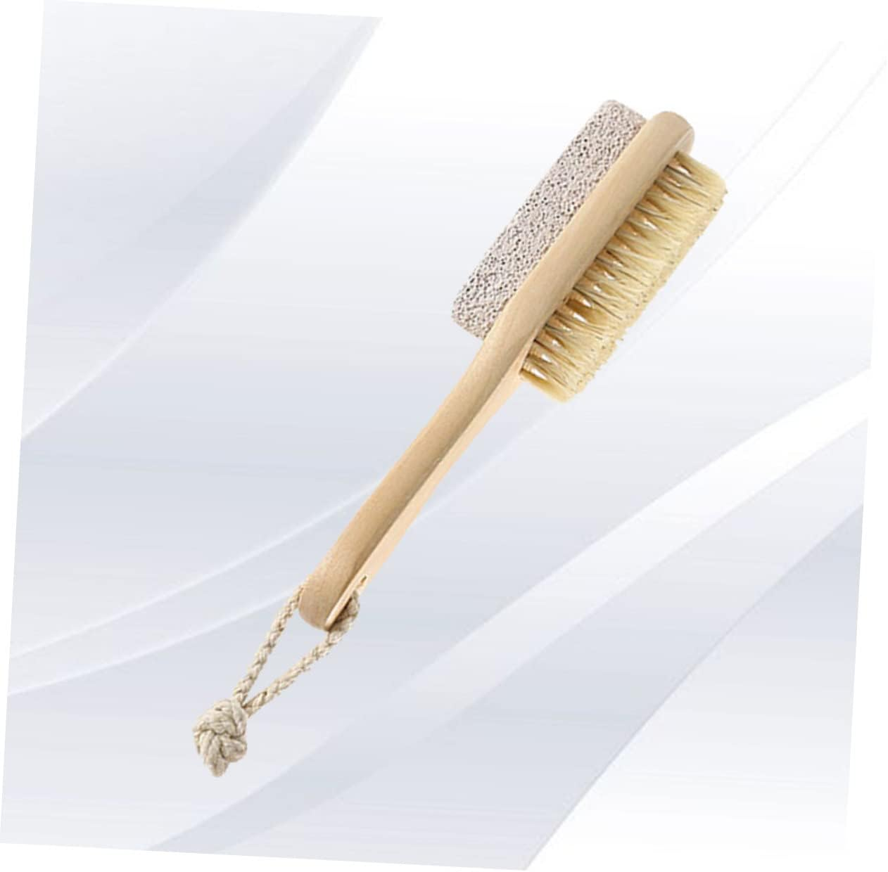 PENIKOKO Pumice Stone Brush Callus Remover Foot Scrubber Natural Exfoliating Tool Spa Pedicure Massager Foot Care Exfoliator image number 5