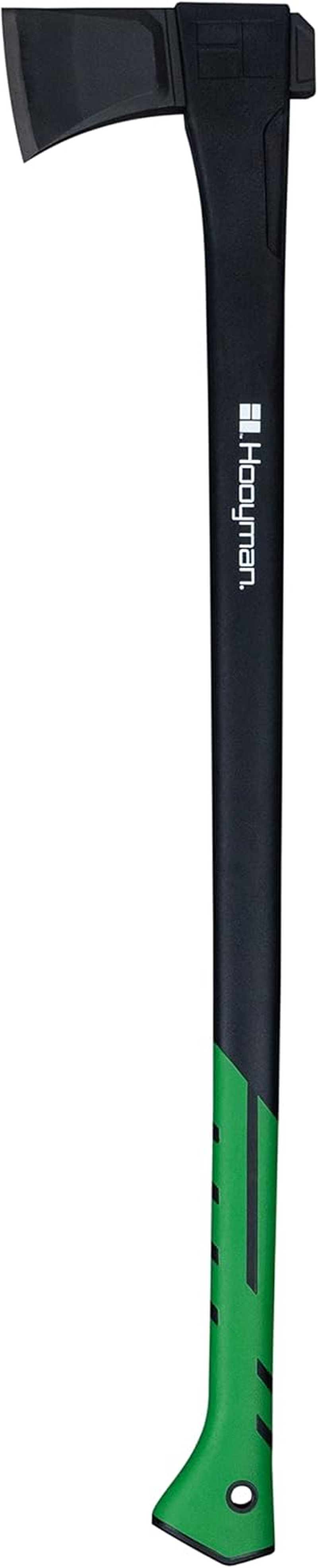 Hooyman 36-Inch Splitting Axe with Heavy Duty Construction, V Grind Blade, Ergonomic No-Slip H-Grip Handle, Fiberglass Core, and Reinforced Neck for Hunting, Gardening, Yard Work, and Outdoors image number 4
