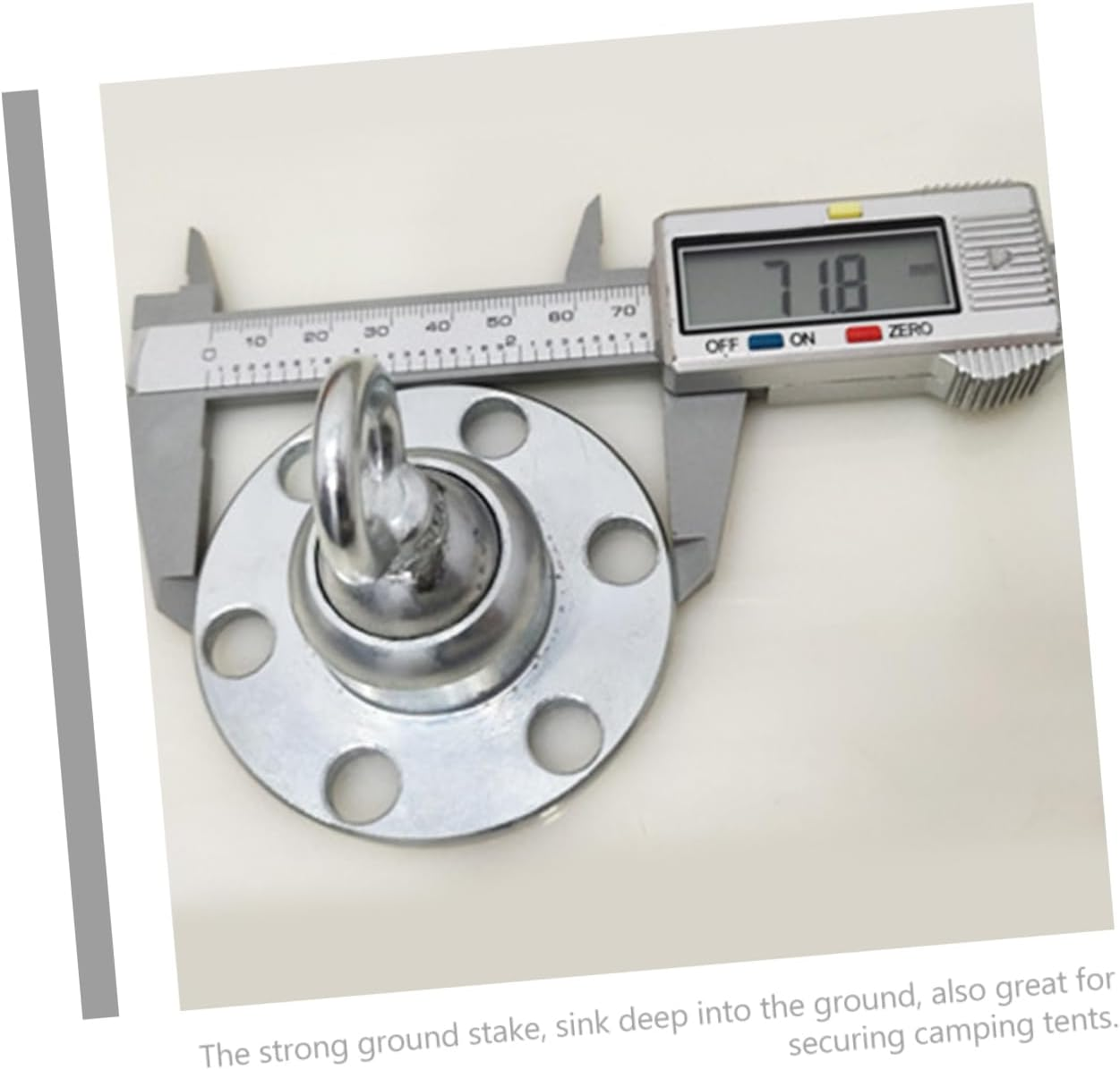 CANIGHT 1Set Rotating Dog Tie Out Stake Heavy Duty Ground Anchor for Dogs Outdoor Dog Stake for Camping Hiking Dog Training and More Stable Support for Tents and Turf image number 2