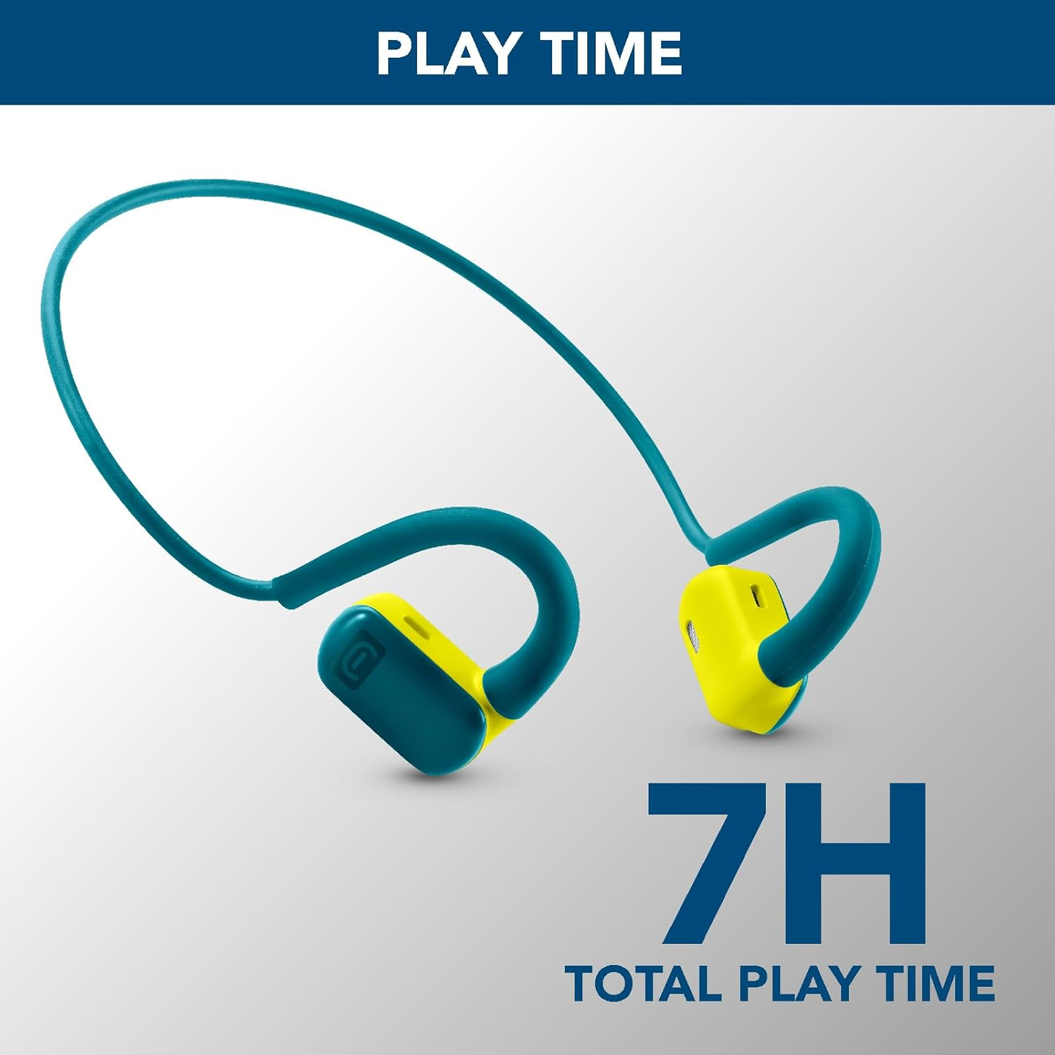 Cellularline - Spirit - Bluetooth&reg; Sports Headphones - Open-Ear Design: Always Connected - Maximum Safety - Air Conduction Technology - Playback Time: 7 Hours - Green/Lime image number 2