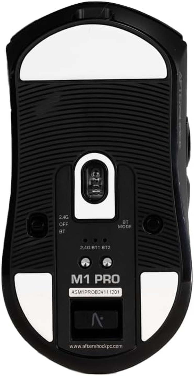 Aftershock M1 Pro Wireless Gaming Mouse, 59G, RGB Charging Dock, 7 Programmable Buttons, Black image number 5