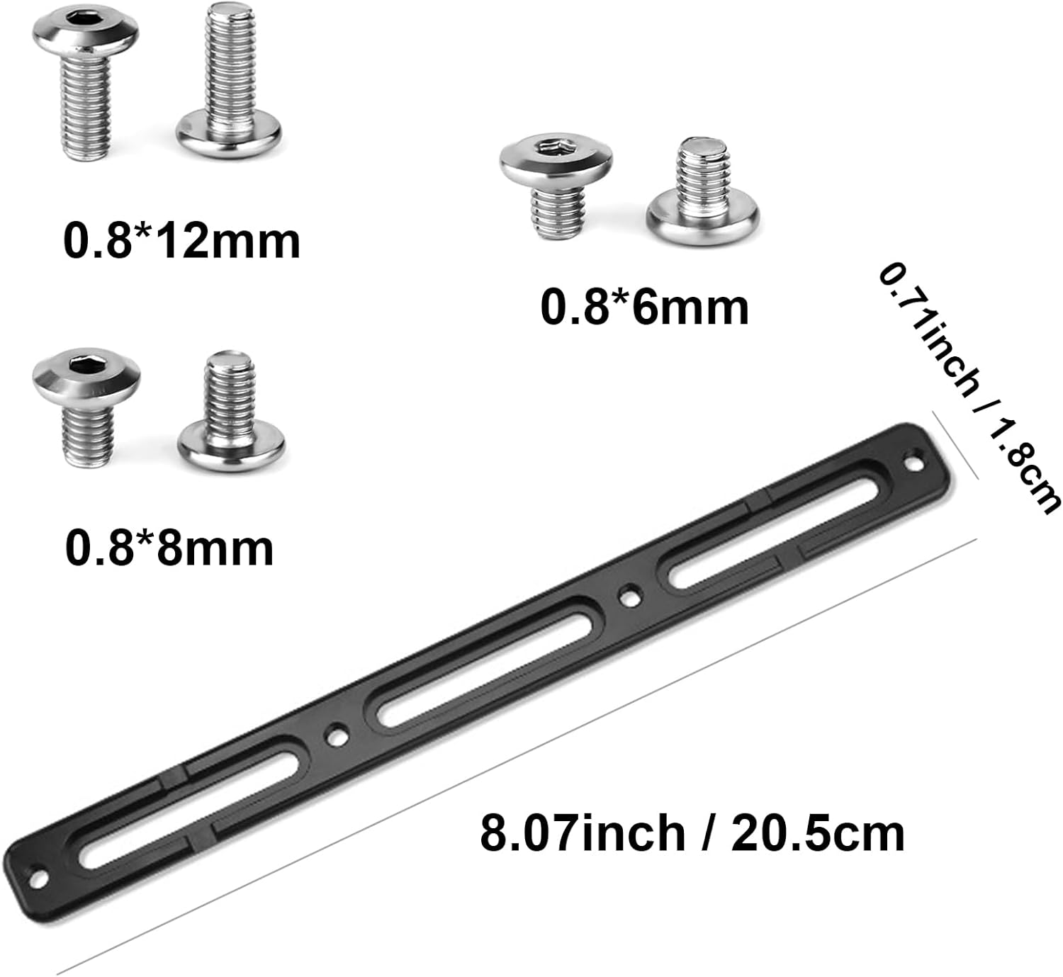 Bike Bottle Cage Adapter 3 Slots, Bike Water Bottle Mount Bracket Adapter for Bicycle with Screws and Hex Wrench, Adjustable image number 4