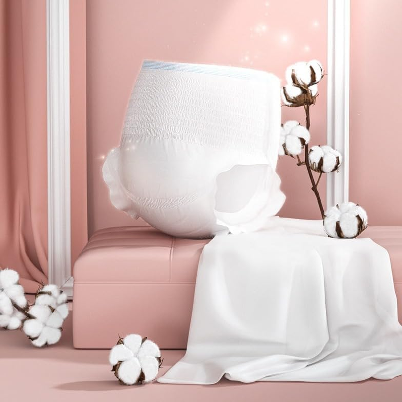 FOCLOVER Convenient Adult Diapers for Elderly with Urinary and Fecal Incontinence (XL, 10PCS) image number 1