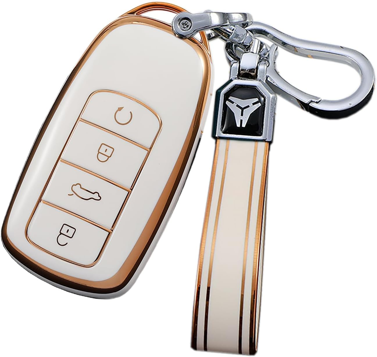 Ontto TPU Car Key Fob Cover Fit for Chery Tiggo 8 plus 8 Pro Tiggo7 Pro Arrizo 5 plus Omoda 5 C5 2021-2024 Remote Key Case Key Shell Key Holder Keychain Protector Accessories