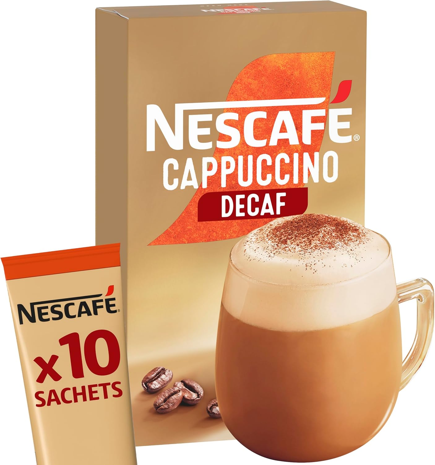NESCAF&Eacute; Decaffeinated Coffee Sachets 40 Pack, 4 X 10 Pack image number 3