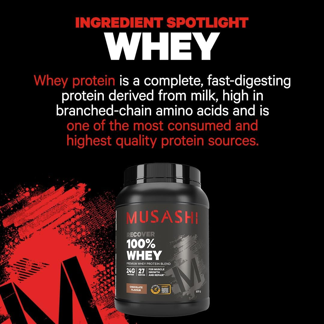 Musashi 100% Whey Protein Powder Chocolate 2Kg