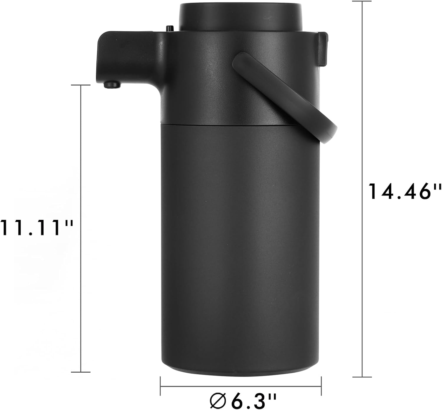 Tiken Airpot Coffee Dispenser with Pump - Coffee Carafes for Keeping Hot - Beverage Dispenser - 135Oz/4L Thermal Coffee Carafe for Hot Liquids - Stainless Steel Insulated Coffee Thermos Carafe image number 2