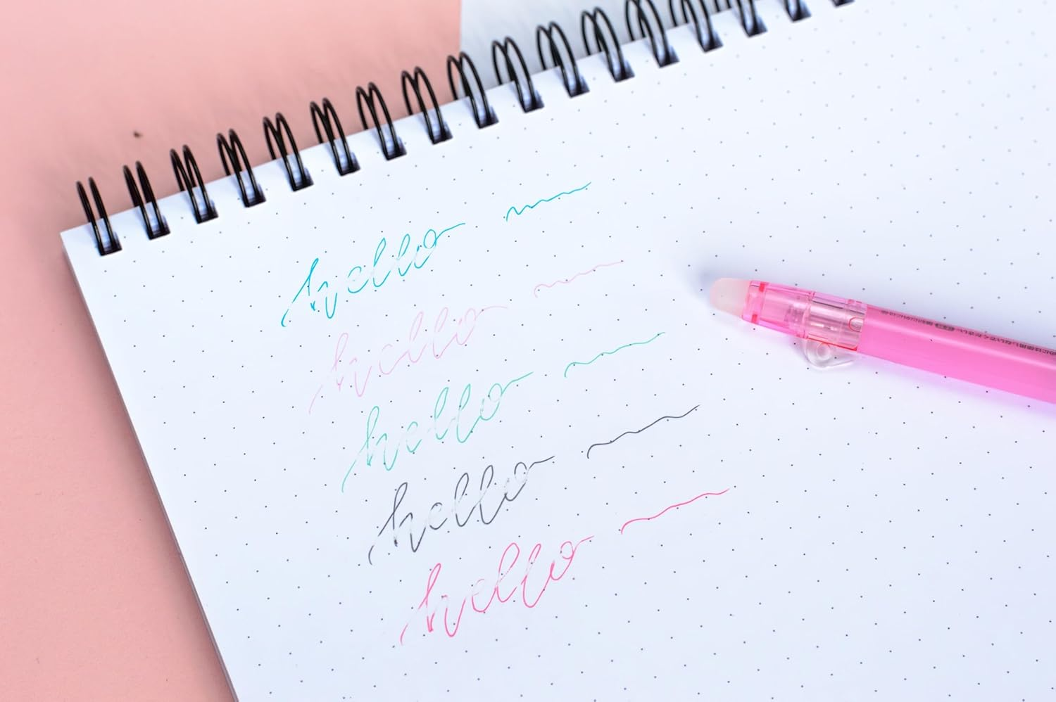 Pilot Frixion Slim Retractable Erasable Gel Pen, Apricot Orange, 0.38 Mm - 1 Count (Pack Of 1), Red image number 5