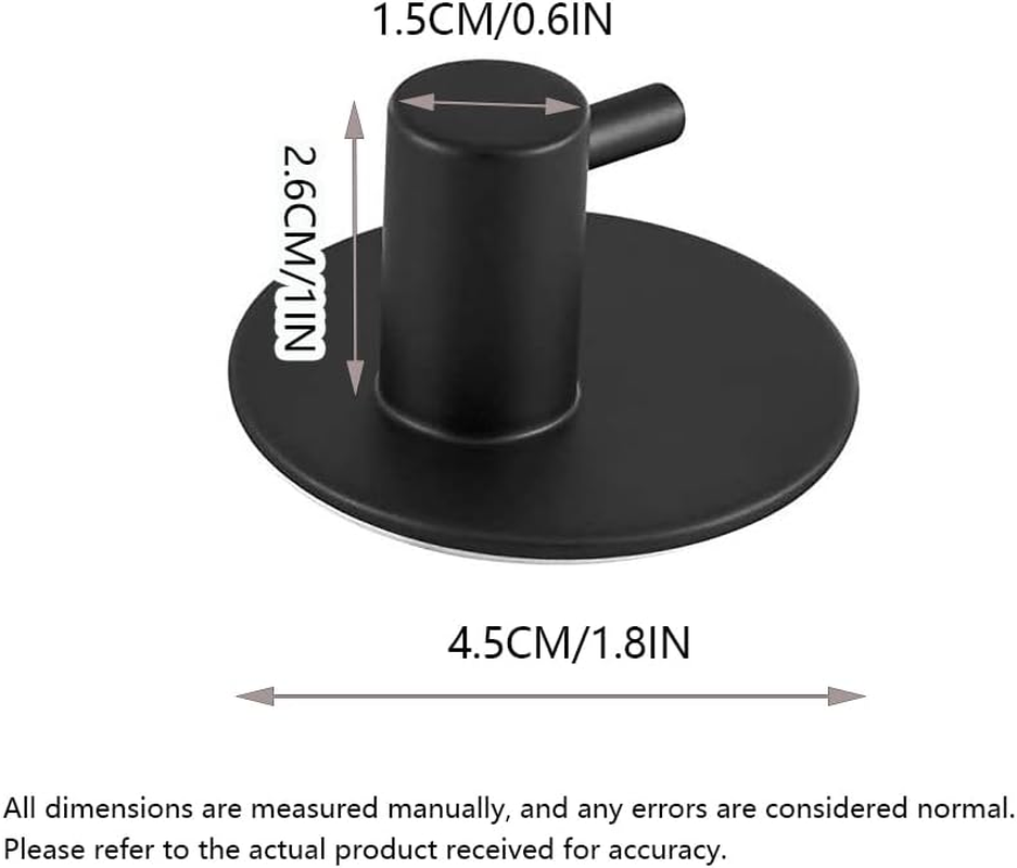 4 Pcs Adhesive Hooks Heavy Duty Wall Hooks,Stainless Steel Wall Hooks,Endurance Hook,Suitable for Bathroom, Kitchen, Home, Office image number 6