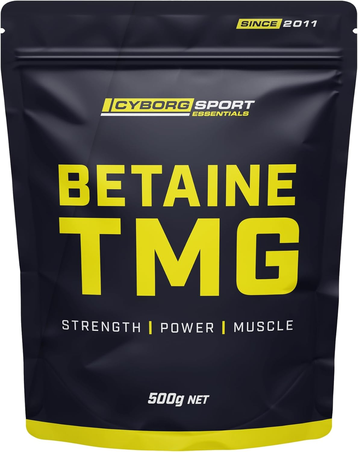 BETAINE TMG 500G - 7 Months Supply - Strength - Power - Muscle - Endurance by Cyborg Sport image number 3