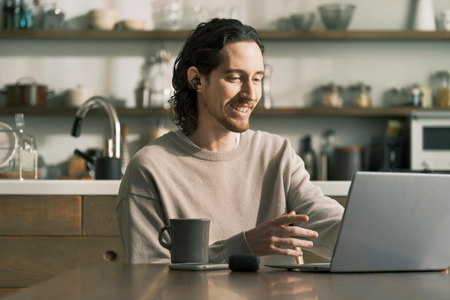 Audio-Technica TWX7BK Wireless Earbuds, ATH-TWX7BK image number 1