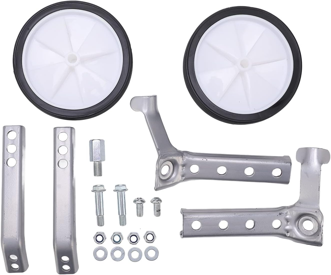 Training Wheels for Kids Bike, Training Wheels, Adjustable Stabilizer Mounted Kit, Compatible for 18 20 22 24 Inch Single Speed, Suitable for Beginners image number 6