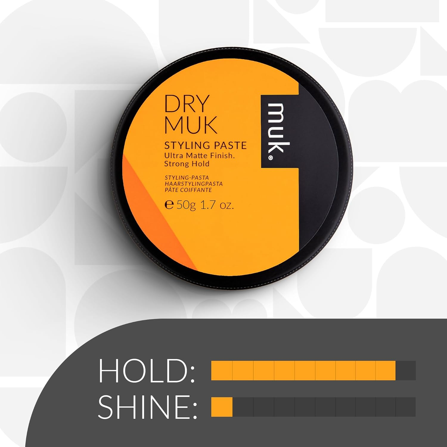 Muk Haircare Dry Strong Hold Styling Paste, 1.76 Ounce