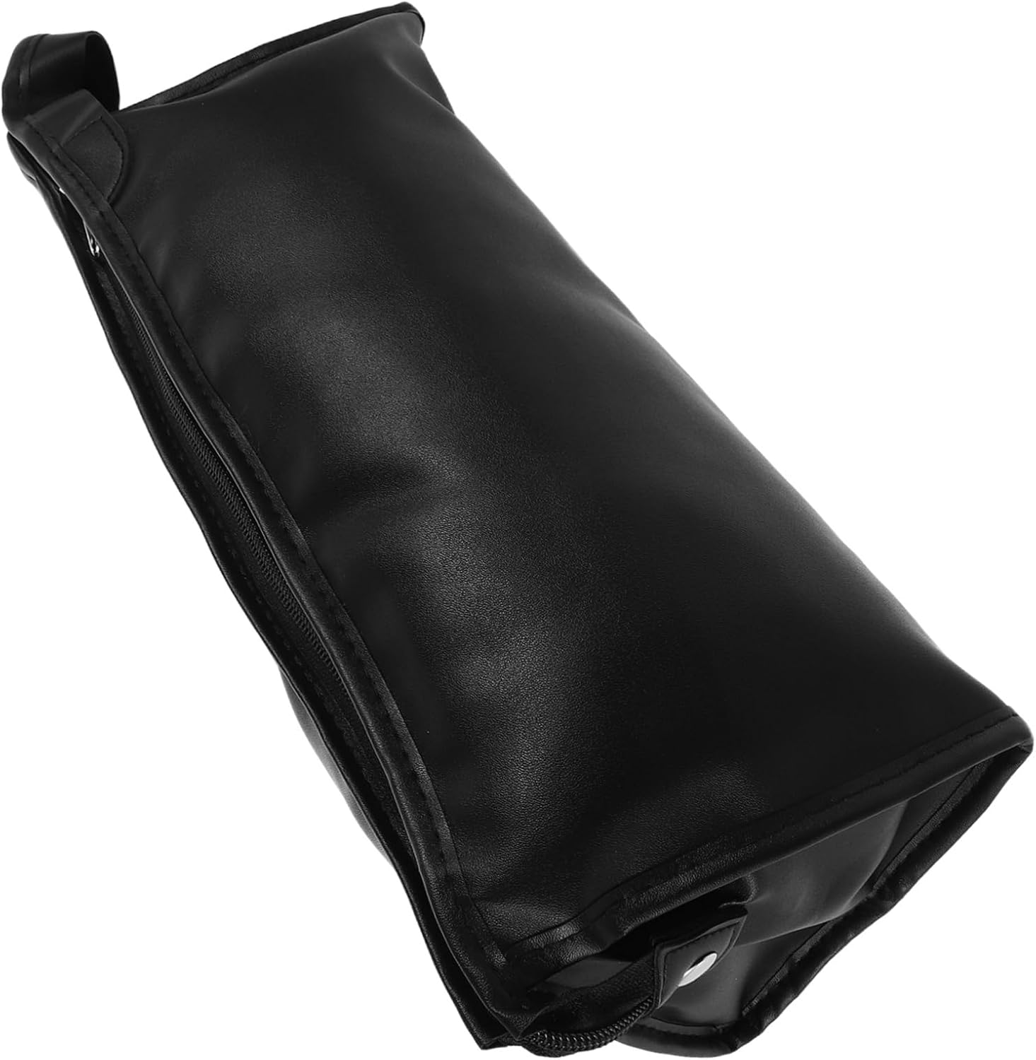 Hair Dryer Storage Bag Blow Dryer Hair Tool Case Travel Organizer Pu Black image number 1