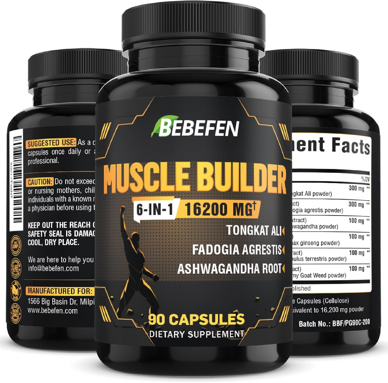 6In1 Muscle Builder - 90 Capsules - 45 Day Supply image number 4