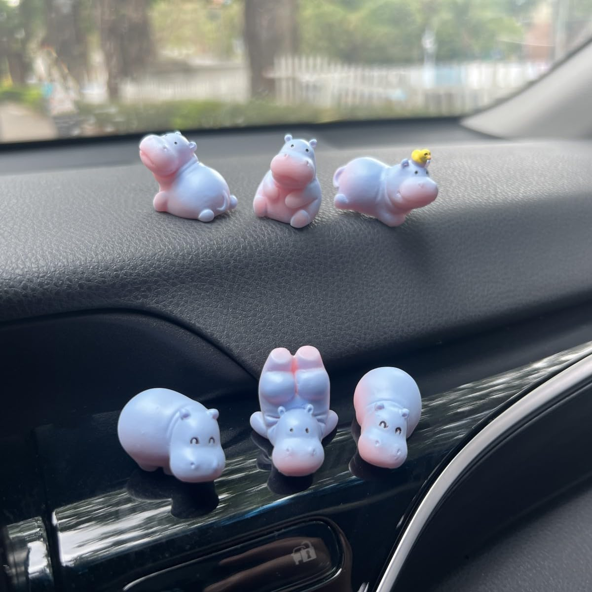 Car Rearview Mirror Accessories, Hippo Dashboard Decor, Ornament, Interior Decoration Accessories for Car Rearview Mirror and Dashboard, Funny Ornament Gifts image number 6