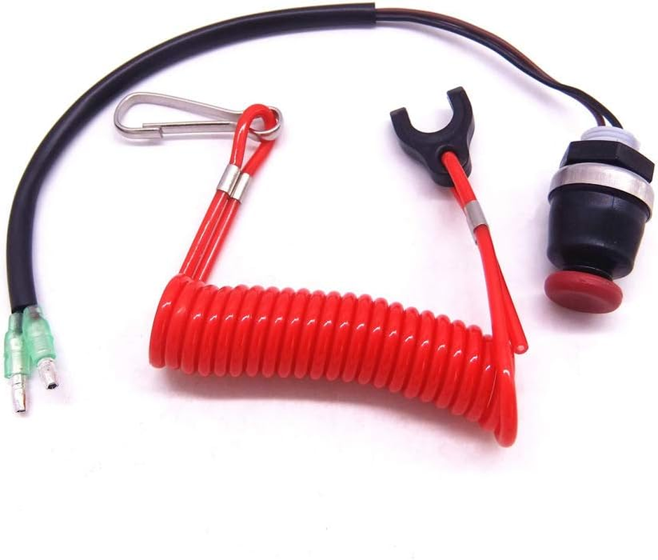 398-06830-0 345069300M 353068200M 361069300M 353068201M 398068300M Outboard Safety Stop Switch & Lanyard for Tohatsu Nissan Boat Motor
