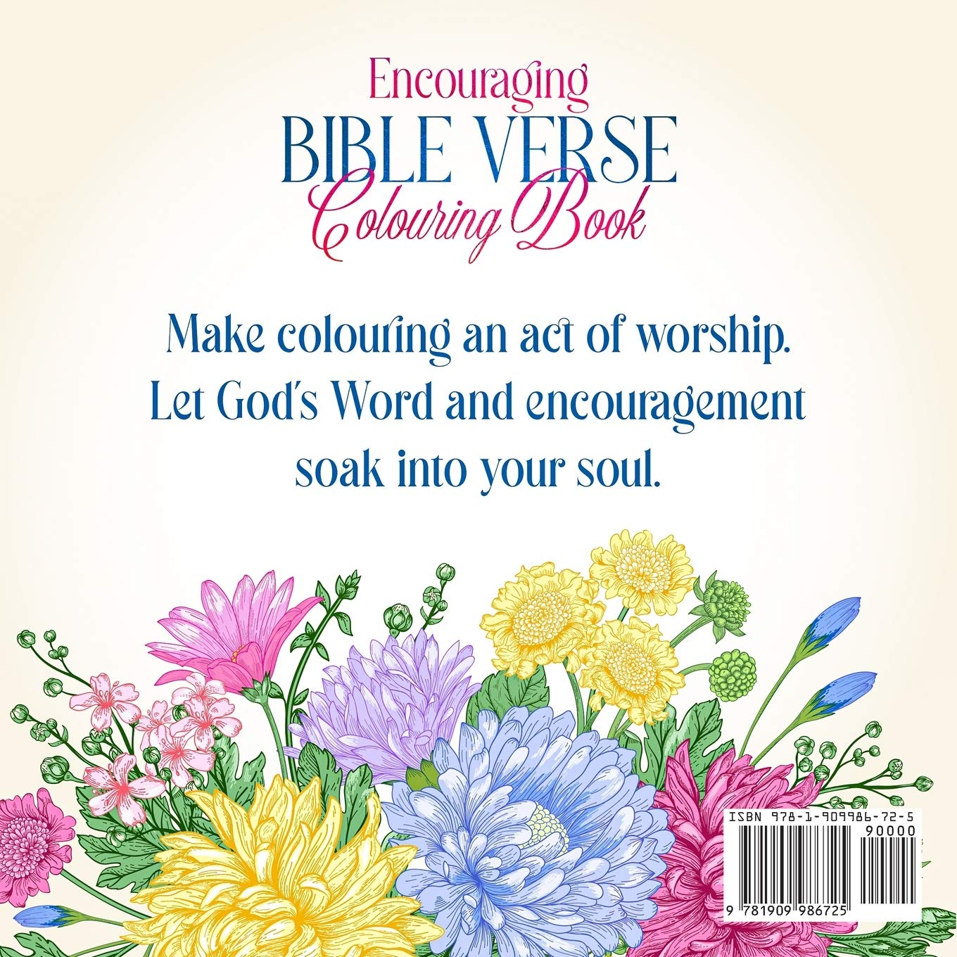 Encouraging Bible Verse Colouring Book: 30 Encouraging Bible Verses: Adult and Teen Colouring Book for Relaxation and Reducing Stress. image number 1