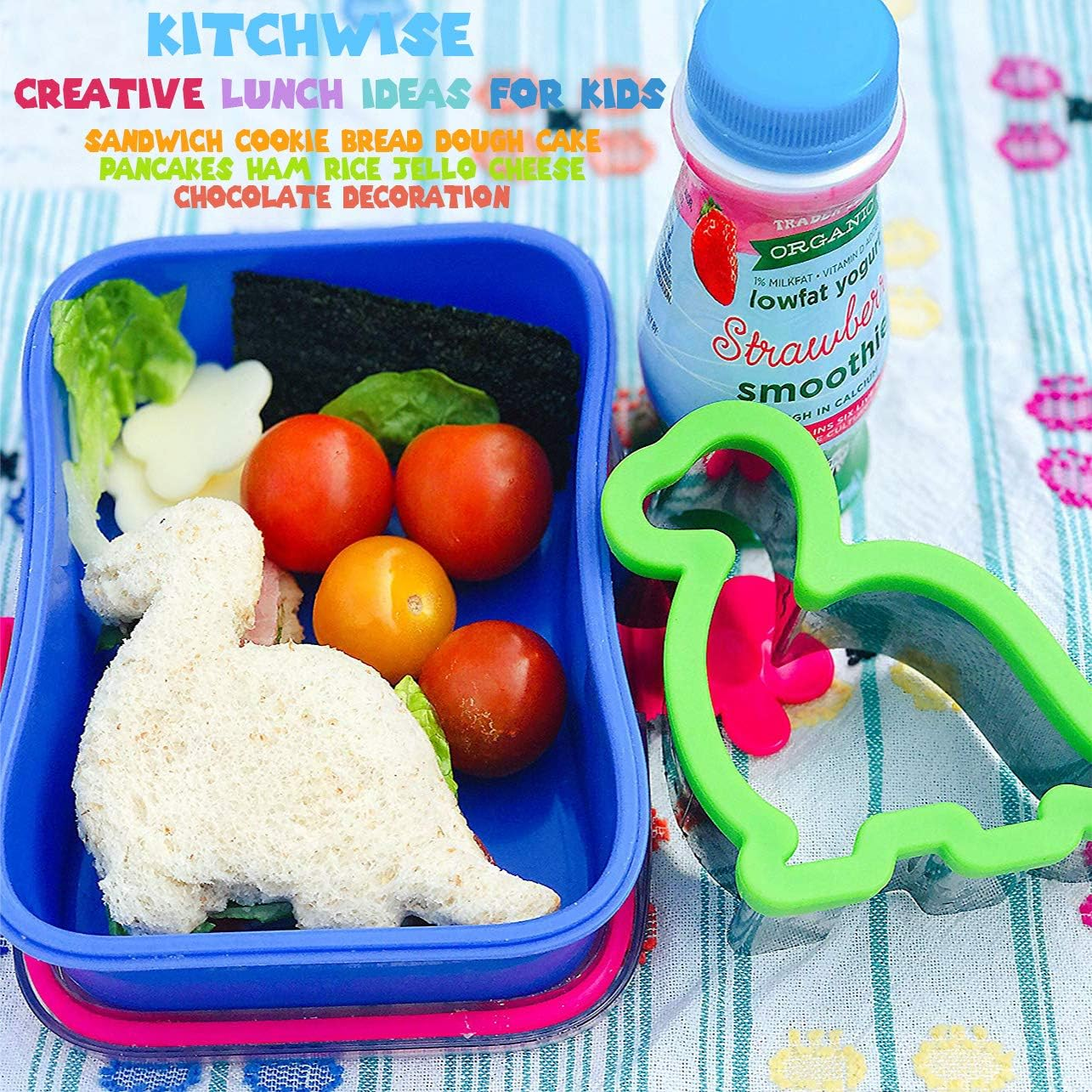 Kitchwise Sandwich & Fruit Cutter Set - 13 Pieces image number 6