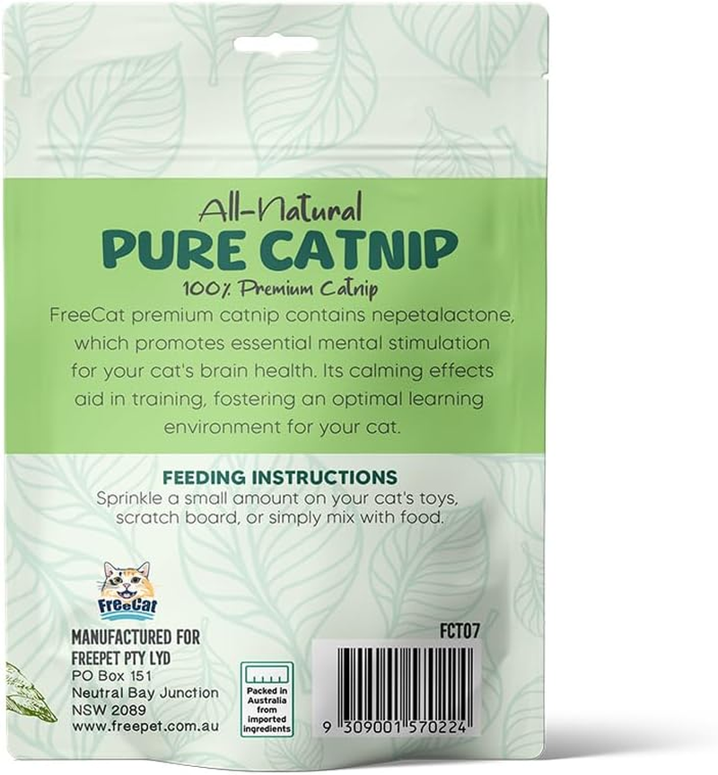 Catnip 15G, Premium Fresh Green Leaves Only, Mental Stimulation, Training, for Cats&Kittens image number 1