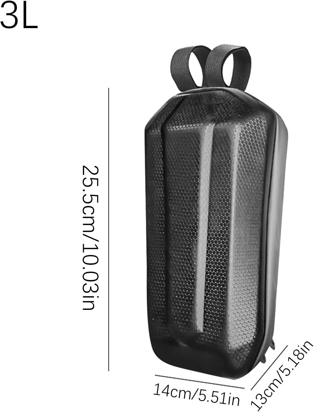 Bike and Scooter Handlebar Bag, Waterproof Scooter Storage Bag, 3L Waterproof Front Bags for Escooter, Mobility, Electric Bike, Handle, Tiller Bags for Charger Tools, Repair Tools image number 5