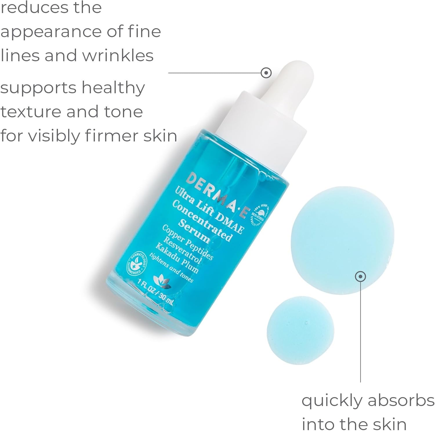 Derma E Ultra Lift DMAE Concentrated Serum, 29.57 Ml image number 6