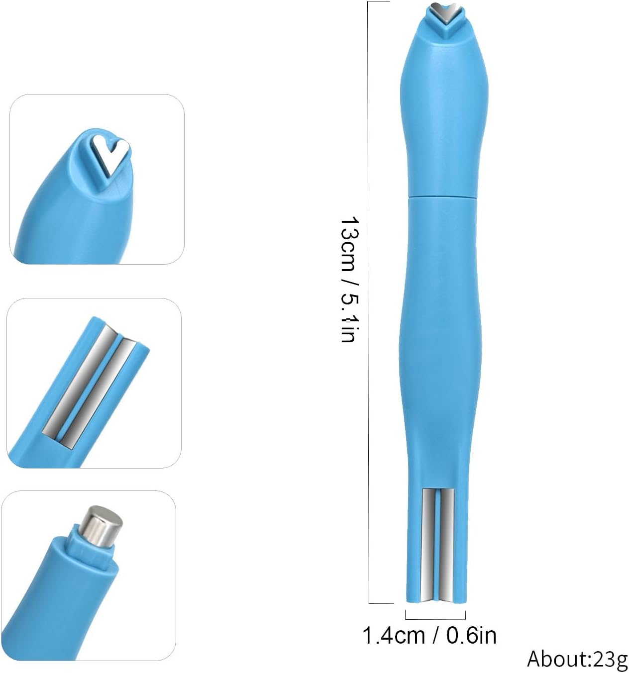 Pongnas Cat Eye Nail Magnet, 3 in 1 Design, Magnetic Nail Art Pen with Strong Magnet for Home Salon, Professional Nail Art (Dark Blue) image number 6