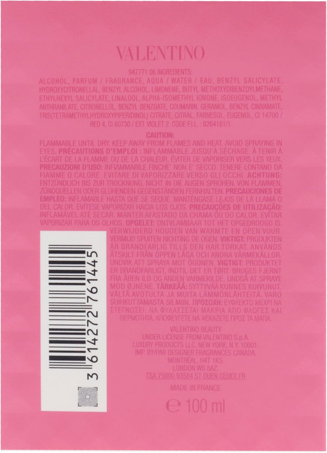 Valentino Women'S Born in Roma Eau De Parfum, 100 Ml image number 5