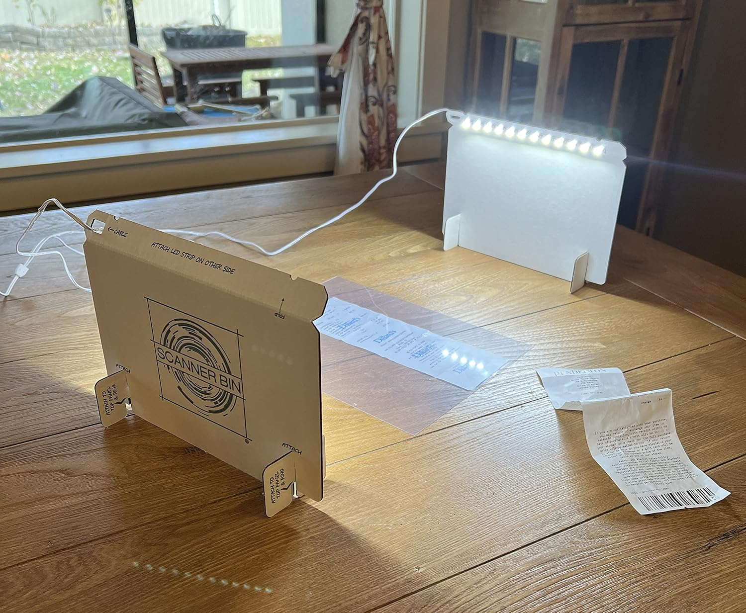 Dual Light Stands for Scanning Documents, Photos, Products, Albums, Textbooks, and Receipts with Balanced Illumination image number 2