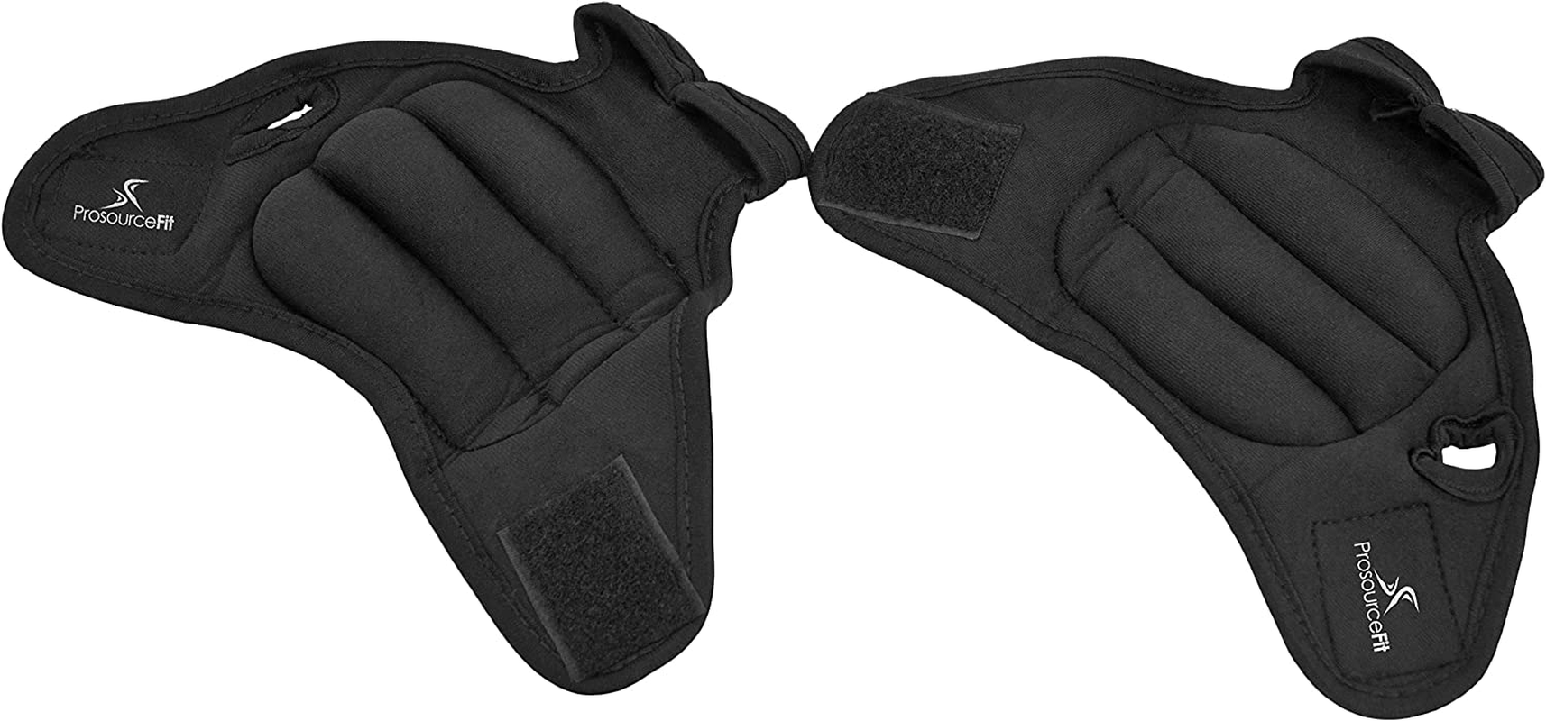 Prosource Fit Weighted Gloves, Pair of 2 Lb. Neoprene Hand Weights for Cardio Workouts