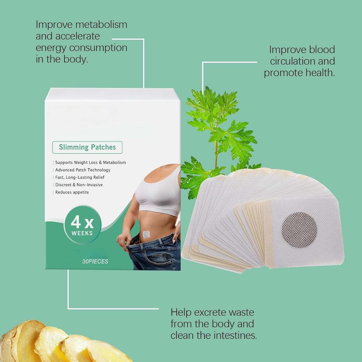 Body Patches for Women over 50 - Safe Slimming with 24H Firming & Deep Moisturizing, Easy Daily Application - 4 image number 4