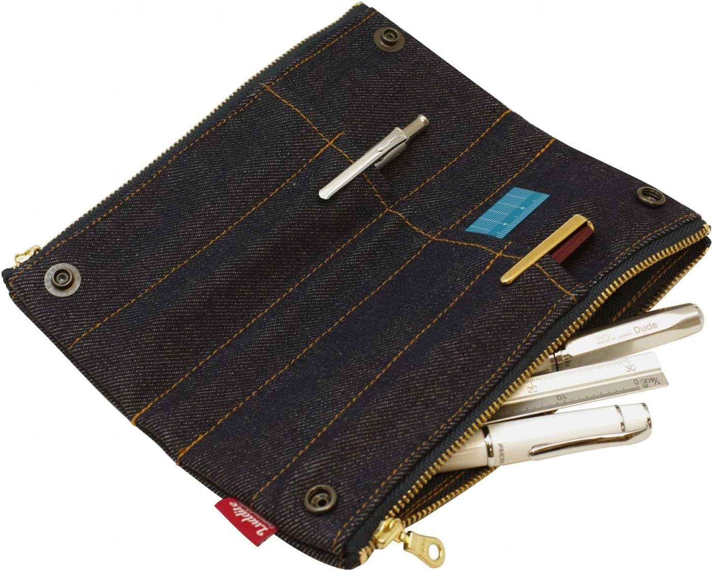 Luddite Denim Pen Case image number 1