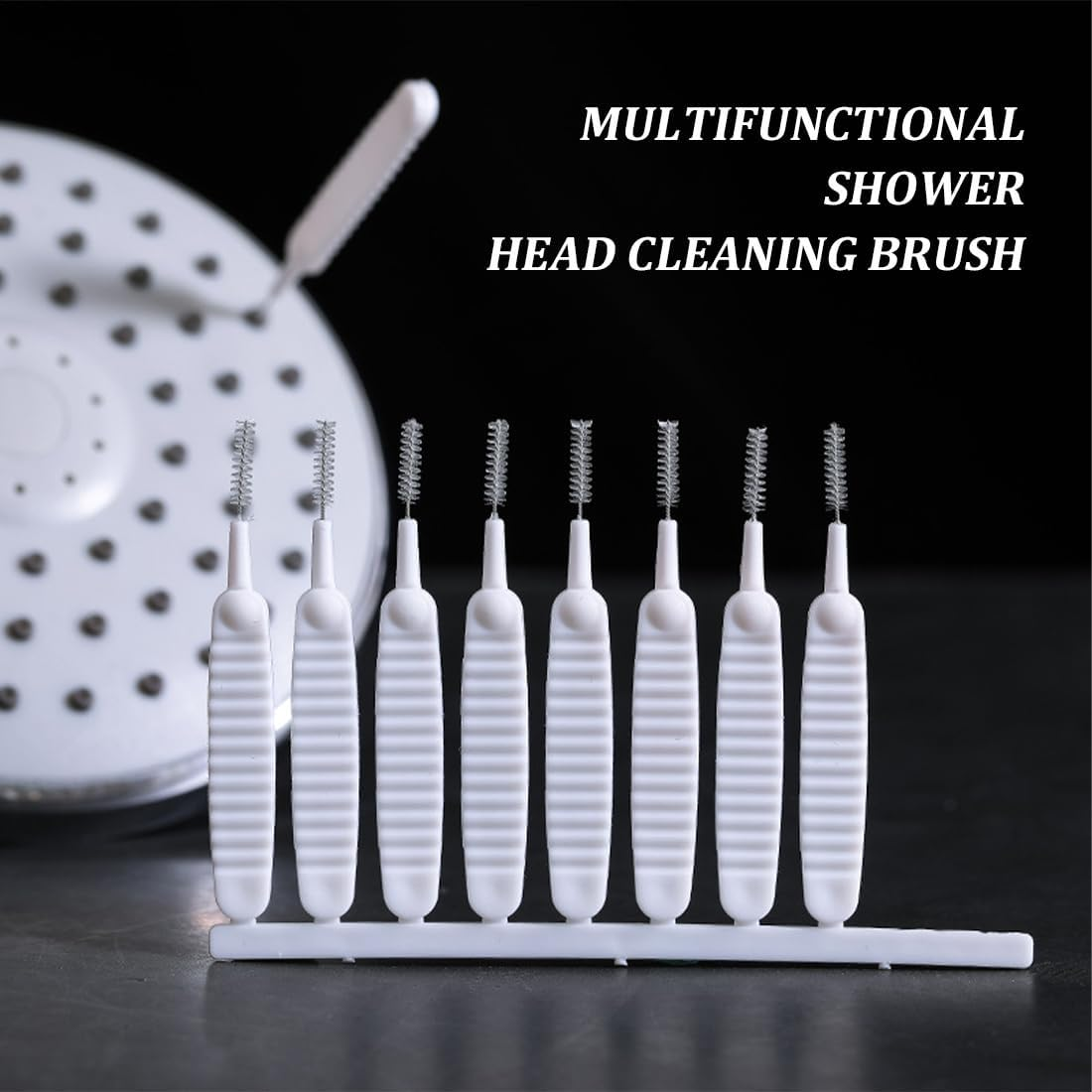 WMUVAZA Shower Head Cleaning Brush, Pack of 40 Shower Head Cleaning Brush Mini Cleaning Gap Hole Nylon Cleaning Mini Brush Cleaning Small Brushes Cleaning Brush for Cleaning