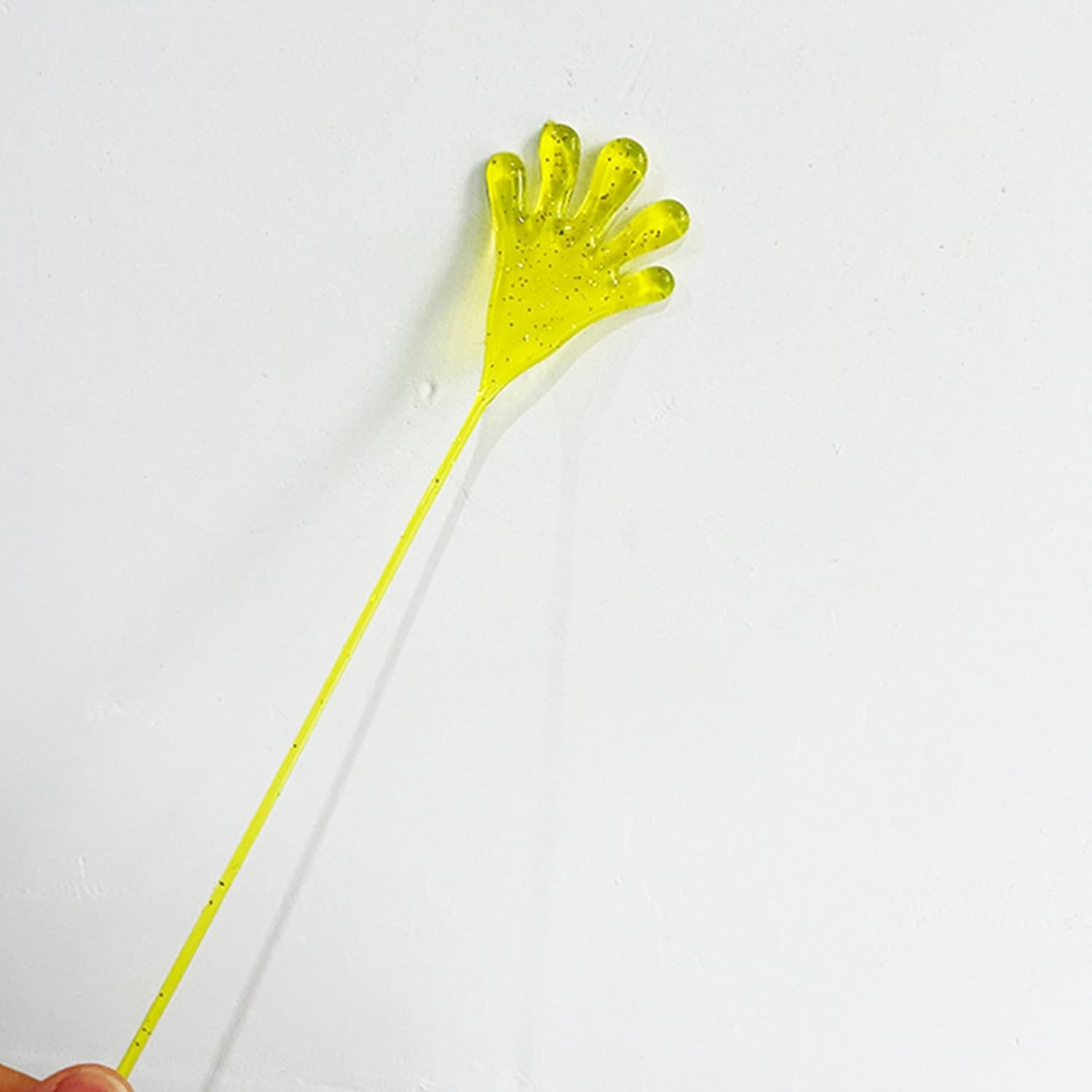 5Pcs TPR Sticky Stretchy Hand Palm Glitter Wall Climbing Toy &ndash; Bouncy, Elastic, Fun, Nostalgic, Strong Adhesion, Safe for Kids image number 2