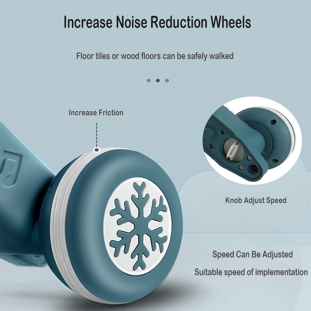 Fohouse 3 in 1 Baby Push Walkers for Baby Toy Sit-To-Stand Learning Walker with Wheels, Toddler Learning to Walk, Assemble as Scooter/Motorbike/Activity Center/Musical Toys for Infant Boys Girls image number 1