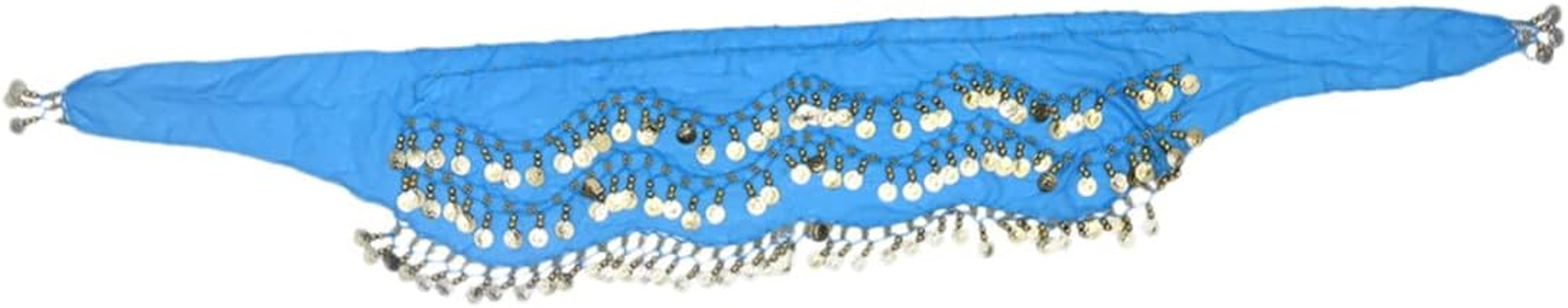 Toddmomy Gold Skirt Woman Belts for Dresses Black Mesh Top Hip Scarf Pirate Costume Women Skirt Triangle Dance Skirt Sequins Clothing Leather Skirt Fringe Skirt White Generation Belly Scarf image number 1