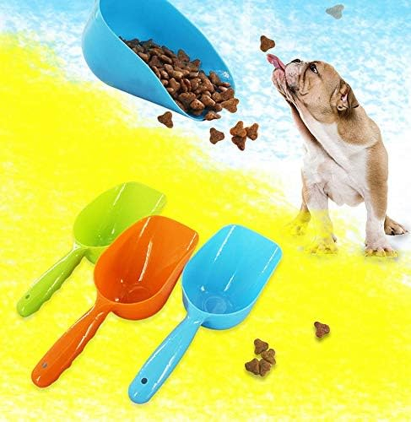 3 X Plastic Food Scoop Multifunctional Candy Color for Dog Puppy Cat Food Scoop Feeder Scoop for Birds Pet Supplies (Random Color) image number 4
