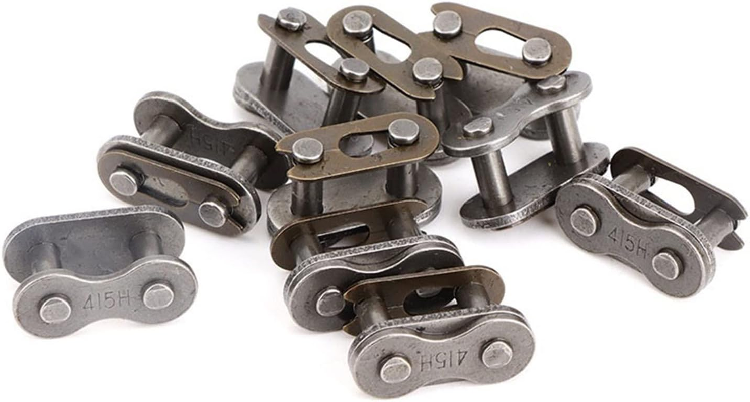 TURRA 10 Pcs/Lot 415H Chain Master Link 2-Stroke Motorized Bike Gas Engine Parts Motocicleta Motorcycle Accessories
