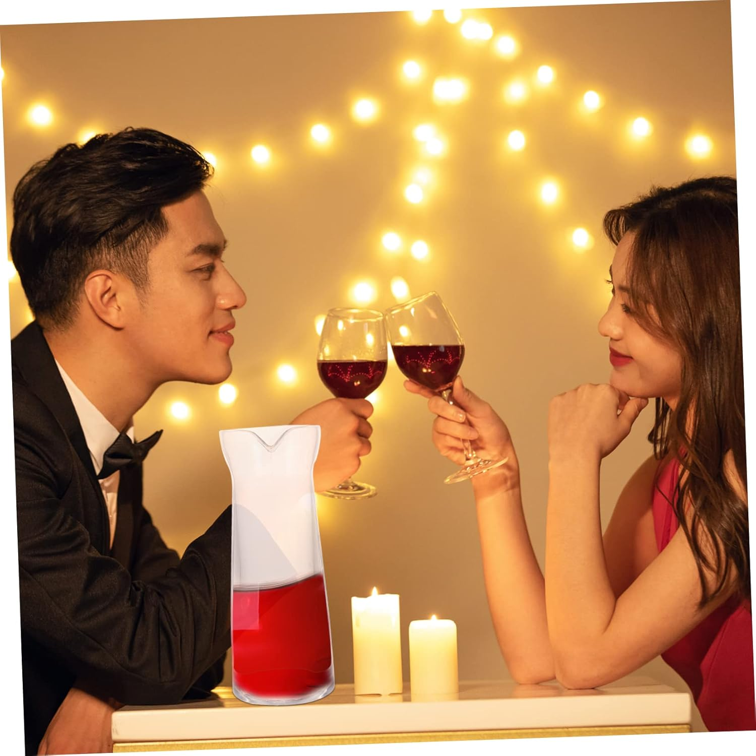 ZUNOXAZ Wine Dispenser and Whiskey Decanter 200Ml Glass Liquid Pitcher Fast Pour Home Bar Use Alcohol Serving image number 5