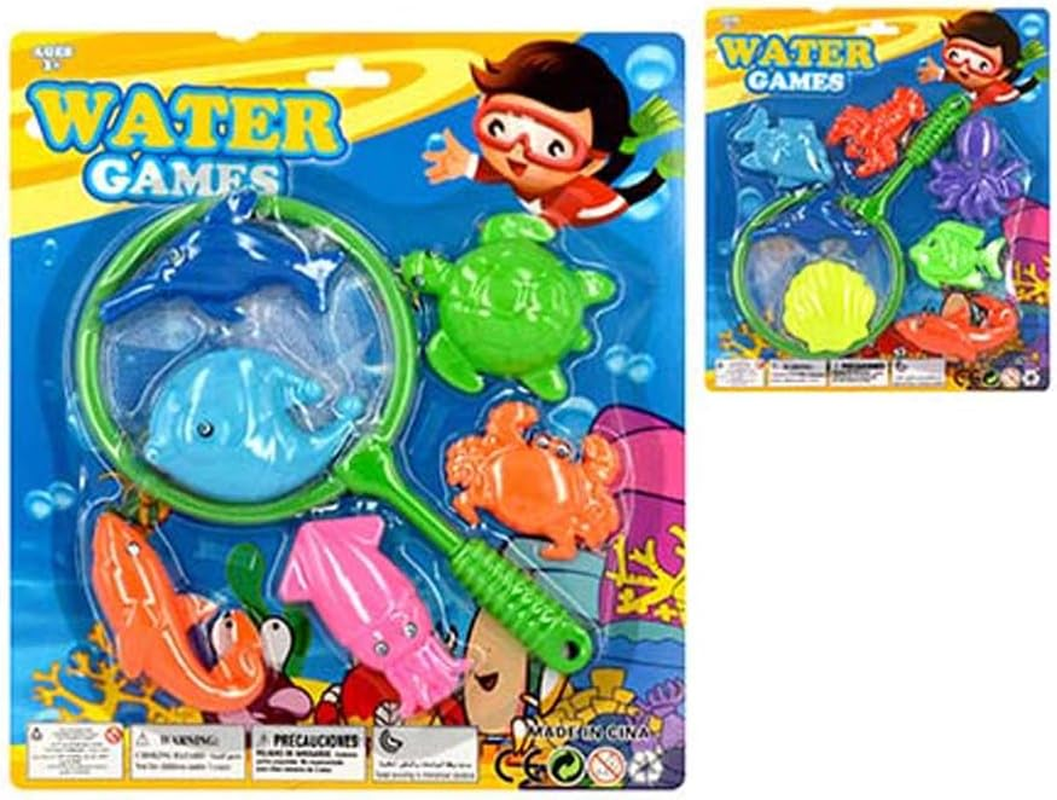 Yatsal Fishing Toy 7-Pieces Set with Net