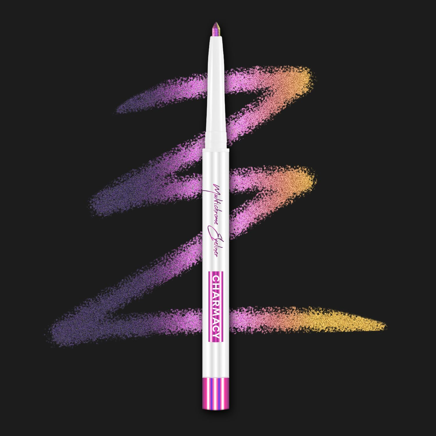 CHARMACY Chameleon Eyeliner Gel Pen, Color Changing Eyeliner, Long-Lasting, Waterproof & Smudge-Proof Formula, Metallic & Shimmer Shades for Creative Makeup, Easy Application #04